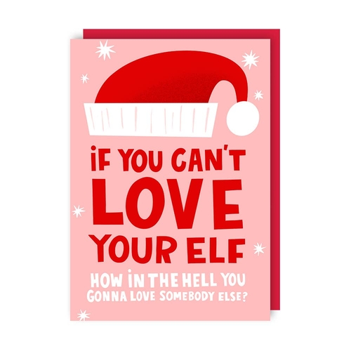 Love Your Elf Ru Paul Funny Card (Pack of 6)