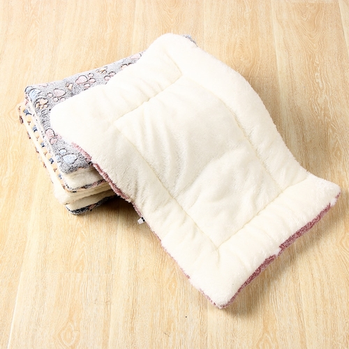 1PC Flannel Dog Cat Puppy Pet Bed Mat Plush