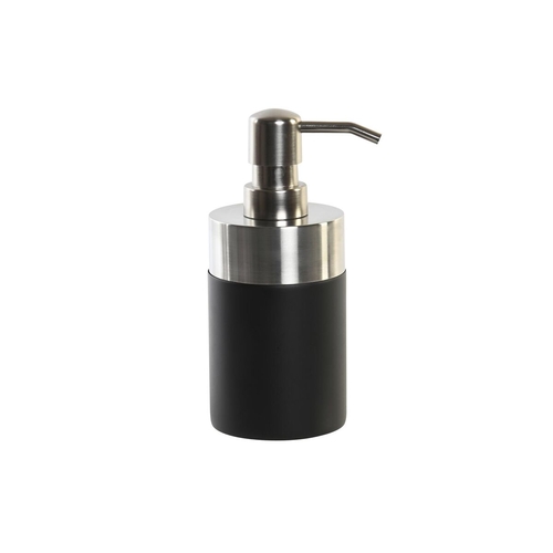 Soap Dispenser DKD Home Decor Silver Black Stainless steel Resin 7 x 7