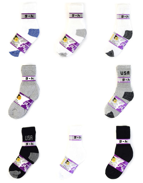 Scape Kids Crew Socks Size 4-6