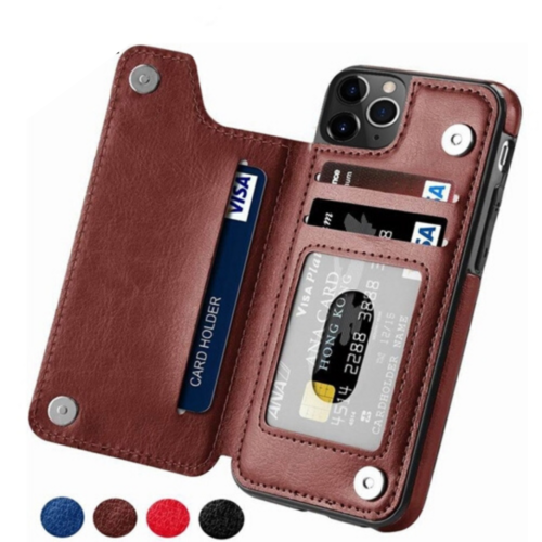 Flip PU Leather Case For iPhone X 7 8 6