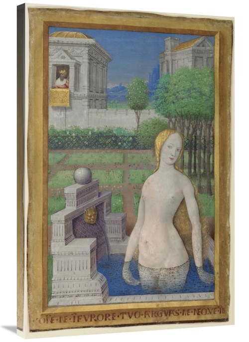 Global Gallery GCS-456190-2436-142 24 x 36 in. Bathsheba Bathing Art P