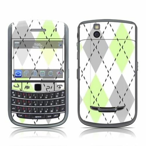 DecalGirl B965-ARGYLE-MNT BlackBerry Bold 9650 Skin - Mint Argyle