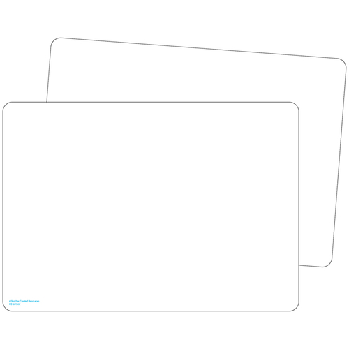 8.25 x 11.75 in. Double Sided Premium Blank Dry Erase Boards