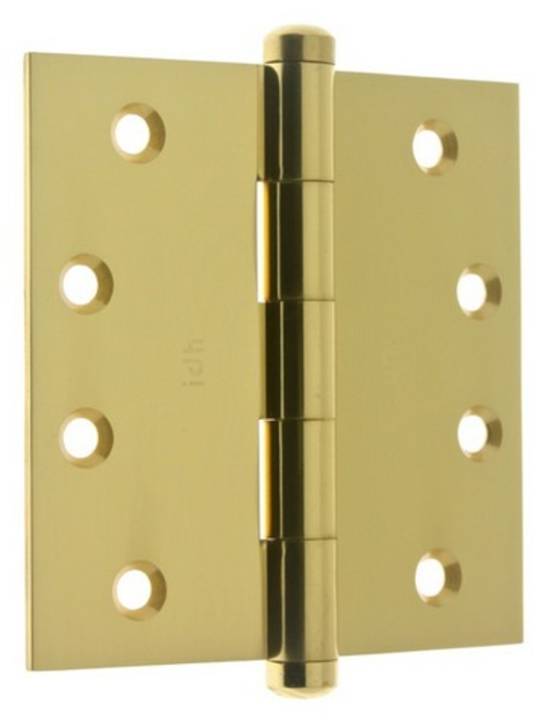 Idh by St. Simons 84040-003 Solid Brass Full Mortise Door Hinges,