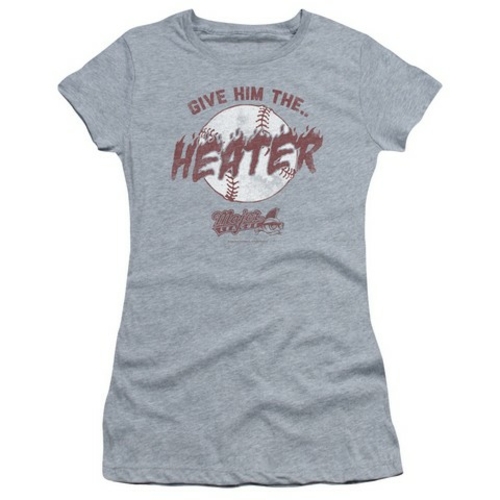 Trevco Major League-The Heater Short Sleeve Junior Sheer Tee, Heat