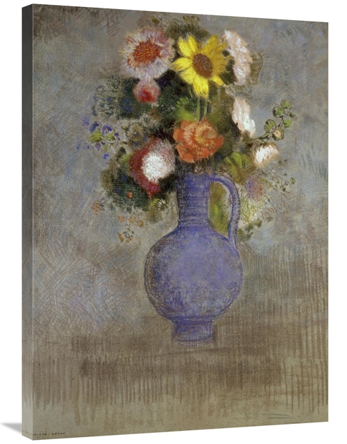 Global Gallery GCS-279541-36-142 36 in. Bouquet in a Blue Vase Art Pri
