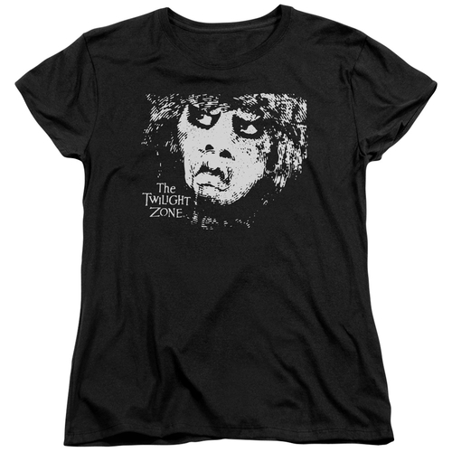 Trevco CBS2331-WT-1 Twilight Zone & Winger Short Sleeve Cotton Women T