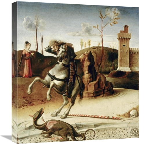 Global Gallery GCS-276702-22-142 22 in. Saint George From the Pala Pes