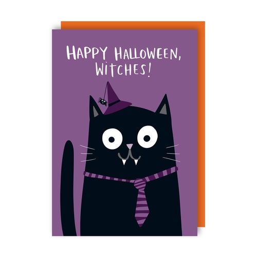 Halloween Witches Card (Pack of 6)