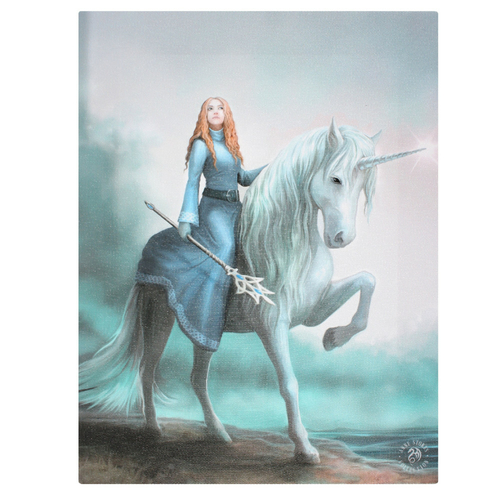 19x25cml Journey Starts Canvas Plaque by Anne Stokes