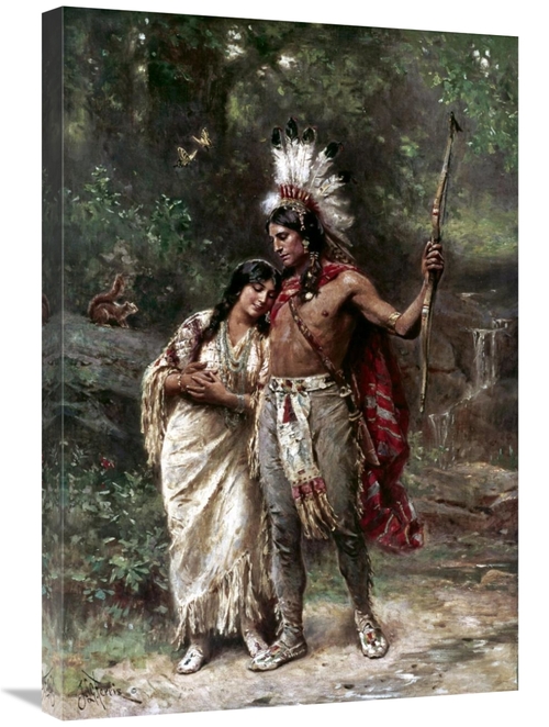 Global Gallery GCS-277527-30-142 30 in. Hiawathas Wedding Journey - Lo
