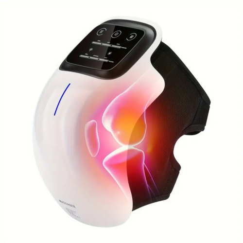 LED Screen Wireless Knee Massager With Cycle Heating