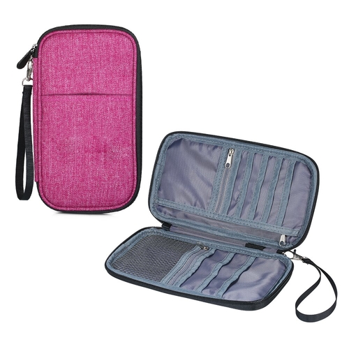 Zip Lock Storage Bag Travel Passport Holder Zip