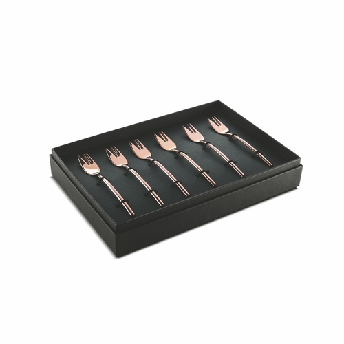 Due Bronxo 6-Piece Cake Fork Set 