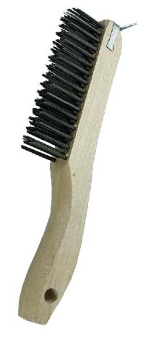 Gordon Brush 444Csc 4 X 16 Row Carbon Steel Brush With Scraper   Case 