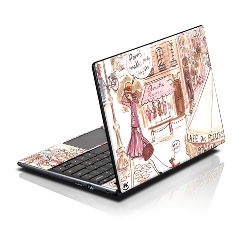 Izak ACB7-PARHPY Acer AC700 ChromeBook Skin - Paris Makes Me Happy