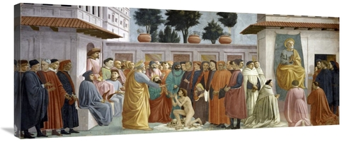 Global Gallery GCS-278423-44-142 44 in. St. Peter Resurrects the Child
