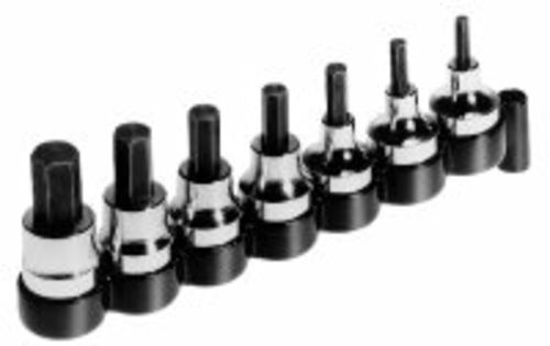 13600 7 Piece SAE Hex Bit Socket Set