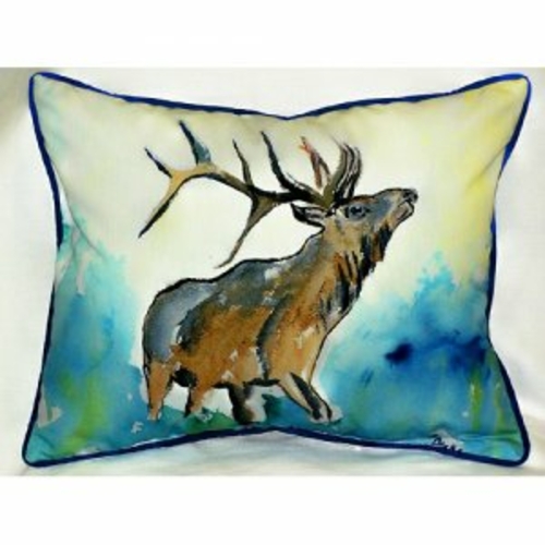 Betsy Drake HJ237 Elk Throw Pillow- 16 x 20 in.
