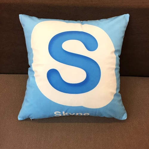 Skype Icon Pillow