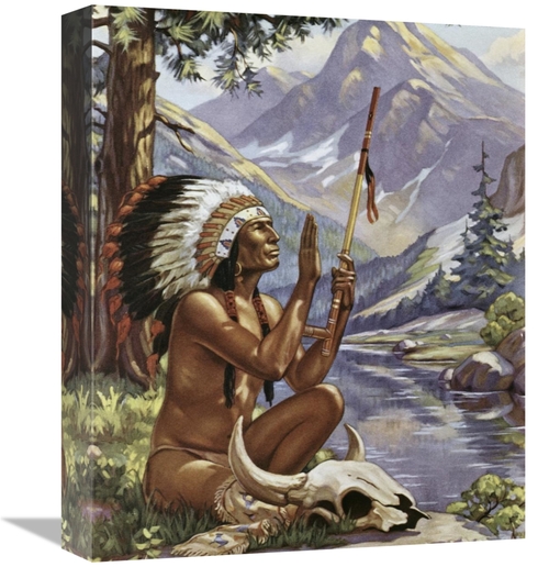 Global Gallery GCS-280901-16-142 16 in. Indian Worship Art Print - Unk