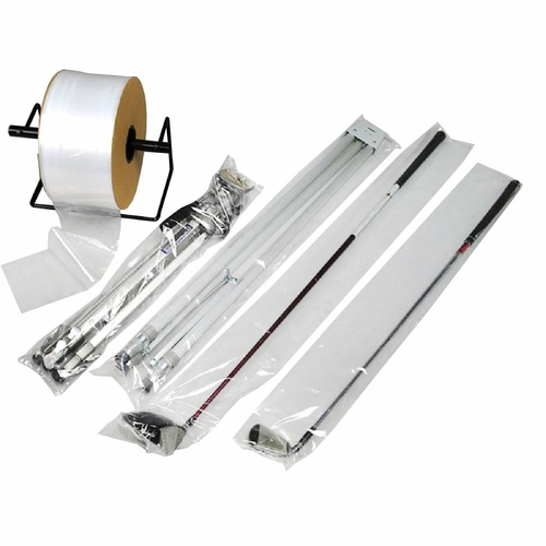 Roll of Poly Tubing, Clear 10" x 2900'. Thickness 1.5 Mil.