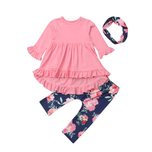 Fashion Kids Baby Girls Outfits Autumn Clothes