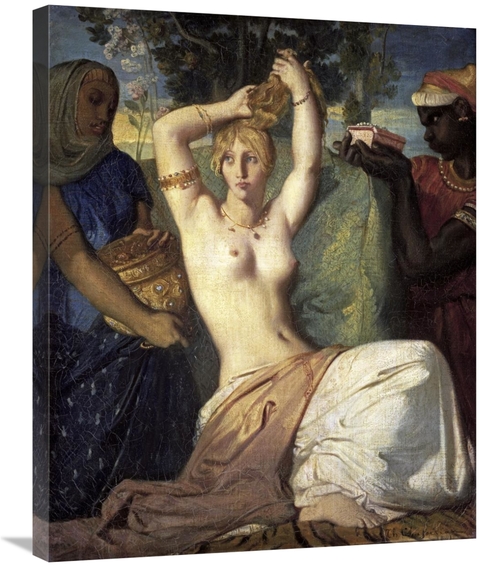 Global Gallery GCS-281883-30-142 30 in. La Toilette D Esther Art Print