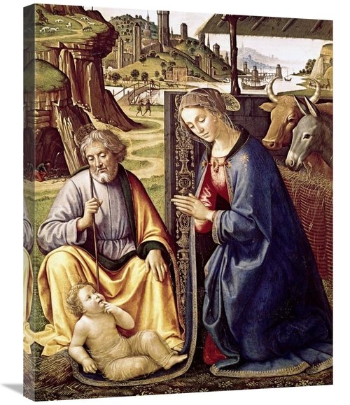 Global Gallery GCS-282379-30-142 30 in. The Birth of Christ Art Print 