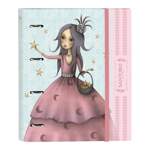 Ring binder Santoro Estella A4 Pink Light Green (27 x 32 x 3.5 cm) (35