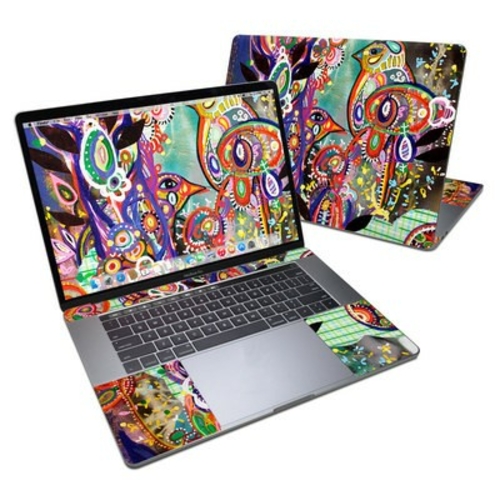DecalGirl MB516-PURBRD MacBook Pro 15 in. 2016 Skin - Purple Birds