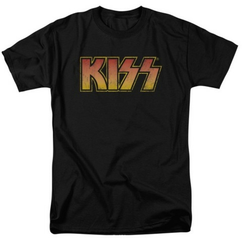 Trevco Kiss-Classic Short Sleeve Adult 18-1 Tee, Black - XL