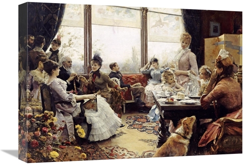 Global Gallery GCS-268556-22-142 22 in. Five Oclock Tea Art Print - Ju