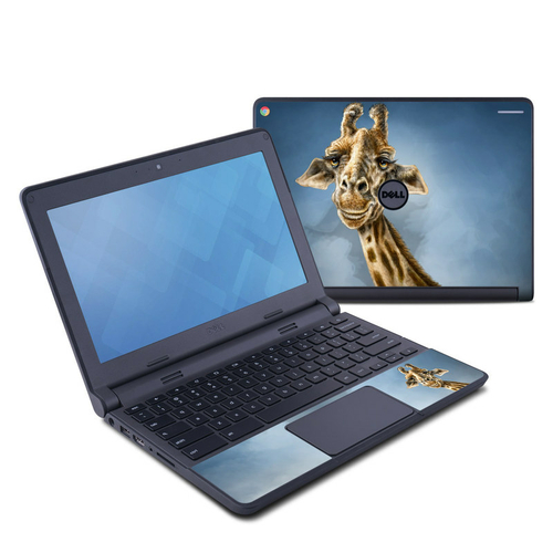 DecalGirl DC11-GIRAFFETOTEM Dell Chromebook 11 Skin - Giraffe Totem