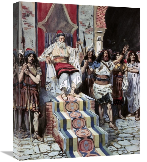 Global Gallery GCS-280274-22-142 22 in. David Sees the Messenger Arriv