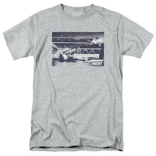 Trevco Rocky-American Will Short Sleeve Adult 18-1 Tee, Athletic H