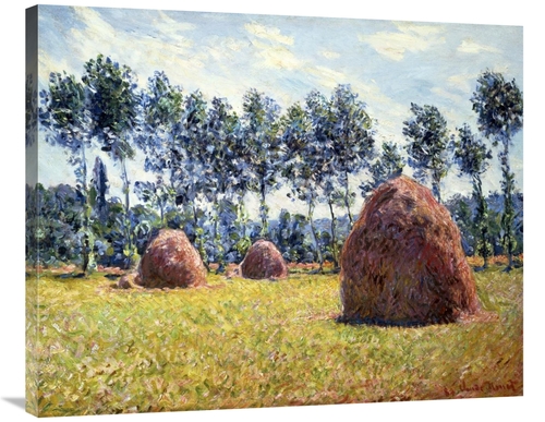 Global Gallery GCS-278662-36-142 36 in. Haystacks at Giverny Art Print