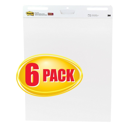 Sticky note Self Stick Easel Pad- 30 Sheets Pad - Pack Of 6