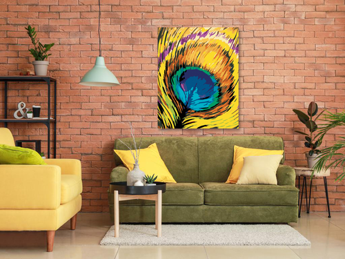 Paint by Numbers - PEACOCK QUILL
