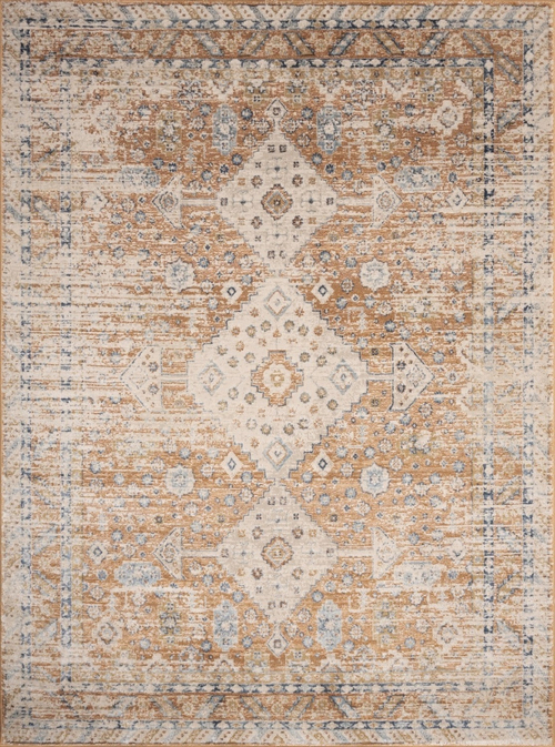 Noble GC_GEN7004 Rust 7 ft. 10 in. x 10 ft. 3 in. Area Rug