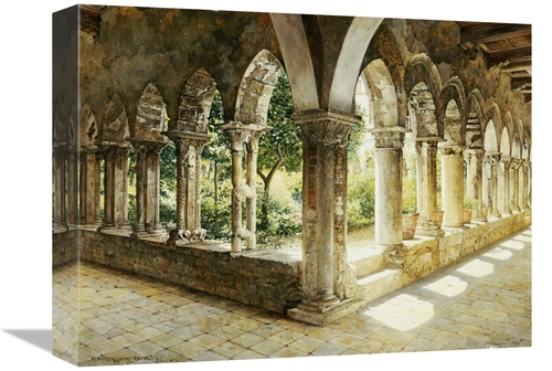Global Gallery GCS-266491-16-142 16 in. Cefalu Cloisters, Sicily A