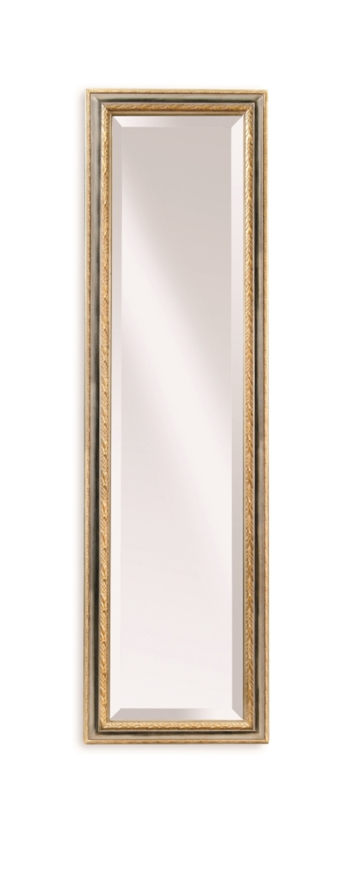 Bassett Mirror M2639BEC Regis Cheval - Silver & Gold