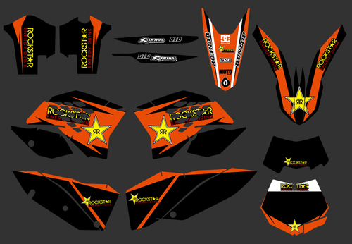 Decal Sticker Motorcycle for KTM EXC 125