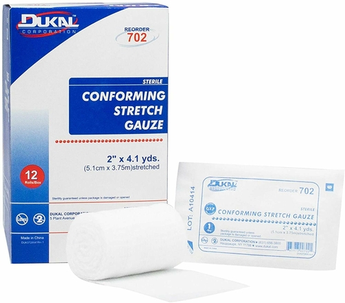 Conforming Stretch Gauze 2 inch x 4.1 Yards. Case of 96 Conforming