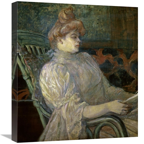 Global Gallery GCS-278197-22-142 22 in. Woman Reading - Femme Lisant A