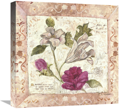 Global Gallery GCS-112918-1818-142 18 x 18 in. A Lily & Rose Page Art 