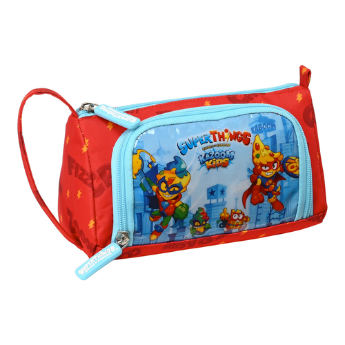 School Case SuperThings Kazoom kids Blue Red 20 x 11 x 8.5 cm