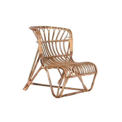 Garden chair DKD Home Decor Natural Rattan 58 x 70 x 77 cm