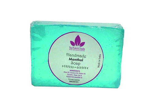 The Prakriti Studio Handmade Natural Menthol Soap